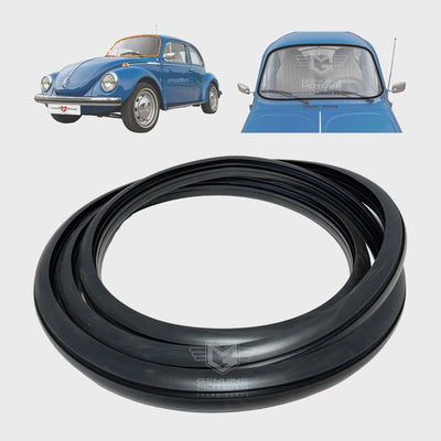 VW Beetle 1303 Front Windscreen Moulding Seal Rubber Weatherstrip OEM 111 845 121 J