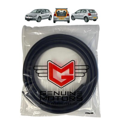 VW Polo 6R Rear Trunk Lid Rubber Weatherstrip Seal OEM 6R6827705C