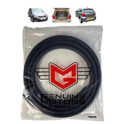 VW Polo MK5 Trunk Rubber Weatherstrip Seal OEM 6R6827705C