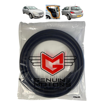 Vauxhall Astra H Rear Door Inner Rubber Weatherstrip Seal OEM 13200156