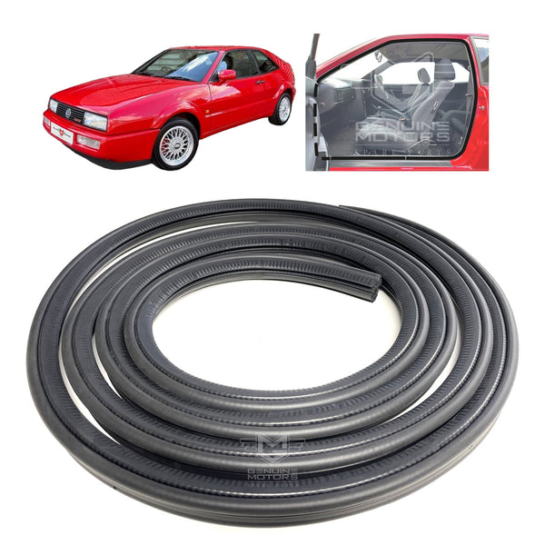 Volkswagen Corrado Door Inner Weatherstrip Rubber Seal OEM 535837911A