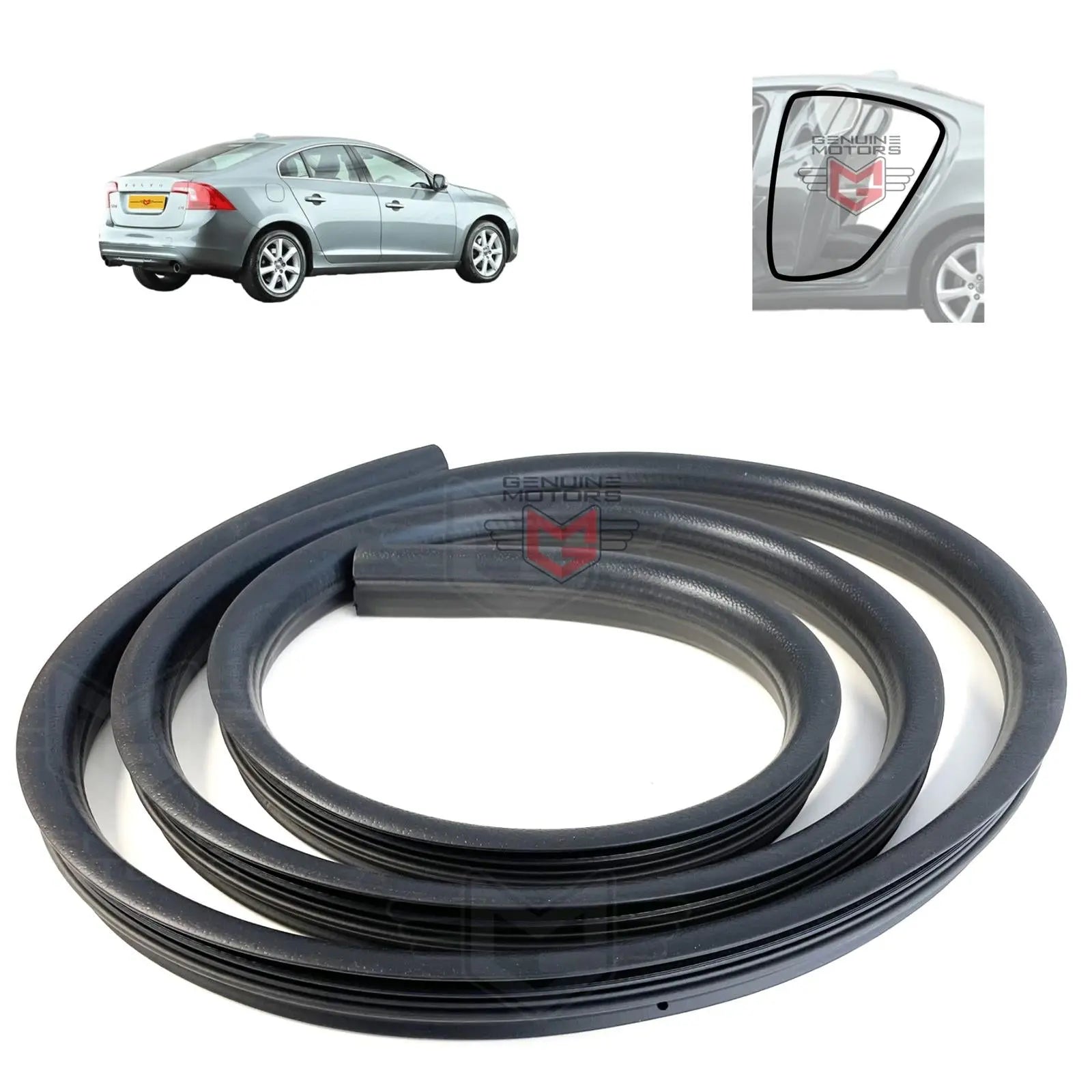 31424366 Volvo S60/V60 Door Seal Weatherstrip For MK2 (2011-2018) 31424017 ...
