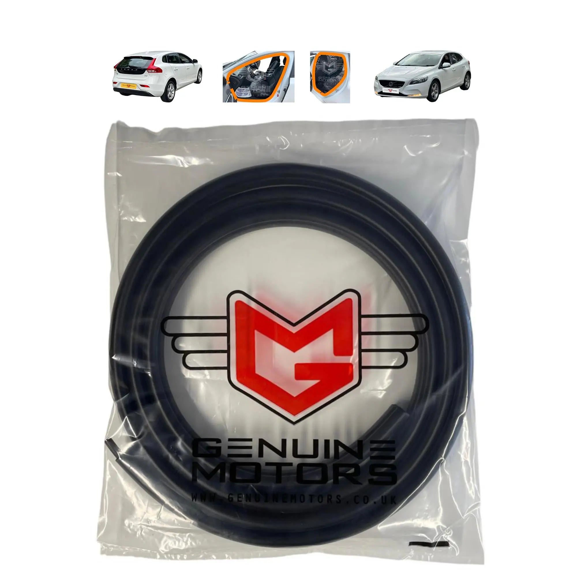 thumbnail image 2 of Swedish Car Parts Volvo 240 Door Glass Scraper Seal Set - DGSK240 (Front Left/Rear) 2 of 5