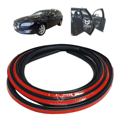 Volvo XC70 MK3 Rear Door Outer Weatherstrip Adhesive Rubber Seal OEM 30649277
