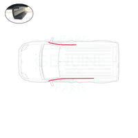 Ford Transit Connect Driver and Sliding Drip Seal Weatherstrip OEM 5082440 (2002-2013)