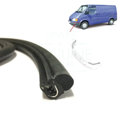 Front Bumper Rubbing Strip Seals For Ford Transit MK5 (1992-2000) (2 Pieces) freeshipping - Genuine Motors UK