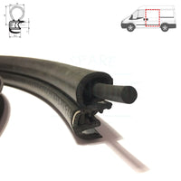 Ford Transit MK7 Sliding Door Weatherstrip Rubber Seal 2006-2014