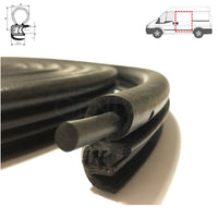 Ford Transit MK7 Sliding Door Weatherstrip Rubber Seal 2006-2014