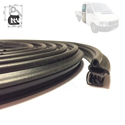 Rear Door Weatherstrip Seal For VW LT MK2 Double Cab (1996-2006) freeshipping - Genuine Motors UK