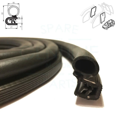 Renault Kangoo Sliding Door Weatherstrip Rubber Seal (1997-2007) (1 Piece)