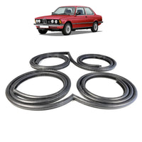 BMW 3-Series E21 Coupe Door Weatherstrip Seal, 51711823859, 51711823860
