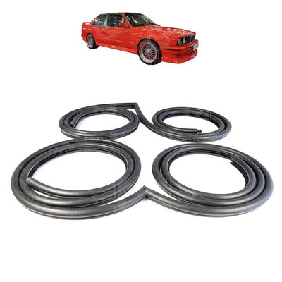 BMW 3-Series E30 Coupe Door Weatherstrip Seal 51711876151, 51711876152