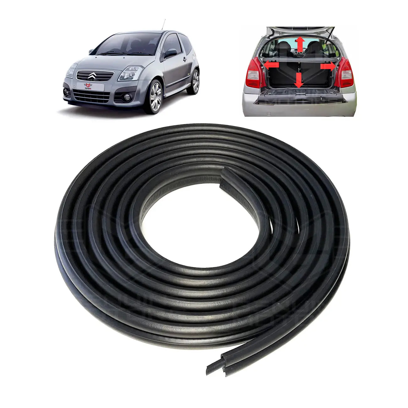 Bag/achterklep weerstrip afdichting vervanging voor C2 2003-2009 8707F3 Bag/achterklep weerstrip afdichting vervanging voor C2 2003-2009 8707F3