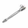 Marine Rigging Closed Body Turnbuckle with Threaded Fork to Swageless Stud in 316 Grade Stainless Steel