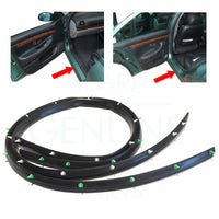 Door Sill Weatherstrip Rubber Seal For Peugeot 406 (1995-2004) (2 Pieces) 9023LJ ,9023LK