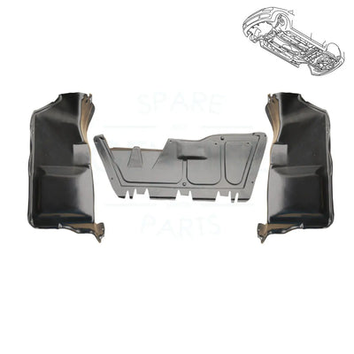 Engine Protective Lower Guard Set For VW Golf/Bora, Audi A3 Skoda Octavia, Seat Leon/Toledo 1.6-1.8 Petrol Engines