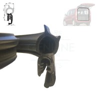 Rear Tailgate Weatherstrip Rubber Seal For Fiat Doblo MPV/Estate (2001-2010)