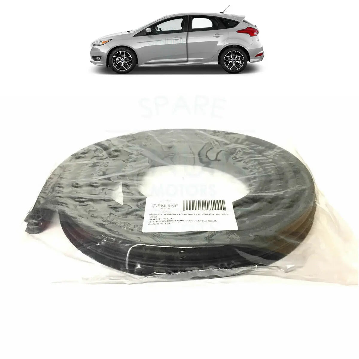 Ford Focus Front Door Weatherstrip Seal Fits MK3 2010-2018 1750005 ...