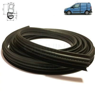 Ford Transit Courier Sliding Door Aperture Weatherstrip Rubber Seal (2014+) 1890289