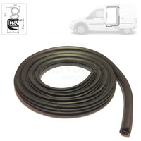 Sliding Door Weatherstrip Rubber Seal For Ford Transit Connect (2002-2011)