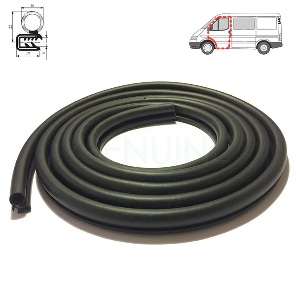 Front Door Aperture Weatherstrip Rubber Seal For Ford Transit MK5 1994-2000 (2 Pieces) 92VB-V20708-AD