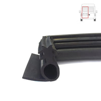 Rear Barn Left Door Weatherstrip Rubber Seal For Ford Transit MK5 (High Roof Only) (1994-2000)
