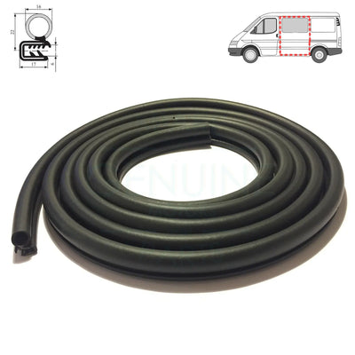 Ford Transit MK5 Side Sliding Cargo Door Aperture Weatherstrip Rubber Seal (1992-2000) 1043316
