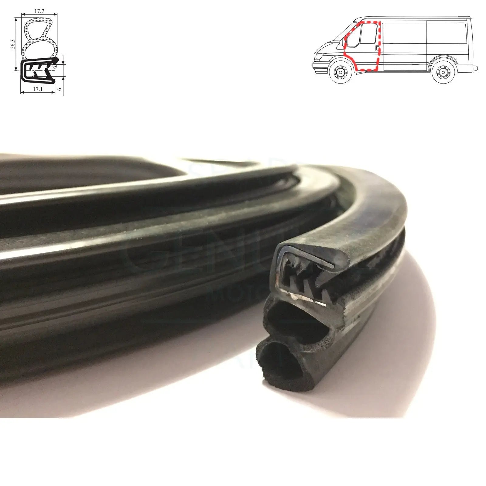 Body Mounted Door Weatherstrip Seal for Ford Pickup Truck Front Left side New Body Mounted Door Weatherstrip Seal for Ford Pickup Truck Front Left side New