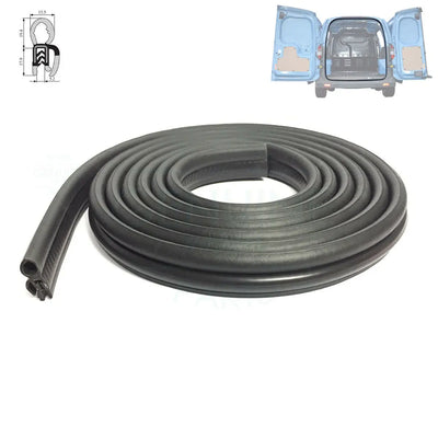 Ford Transit/Tourneo Courier Rear Door Tailgate Aperture Weatherstrip Rubber Seal For C4A (2014+)