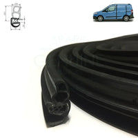 Ford Transit Courier Sliding Door Aperture Weatherstrip Rubber Seal (2014+) 1890289