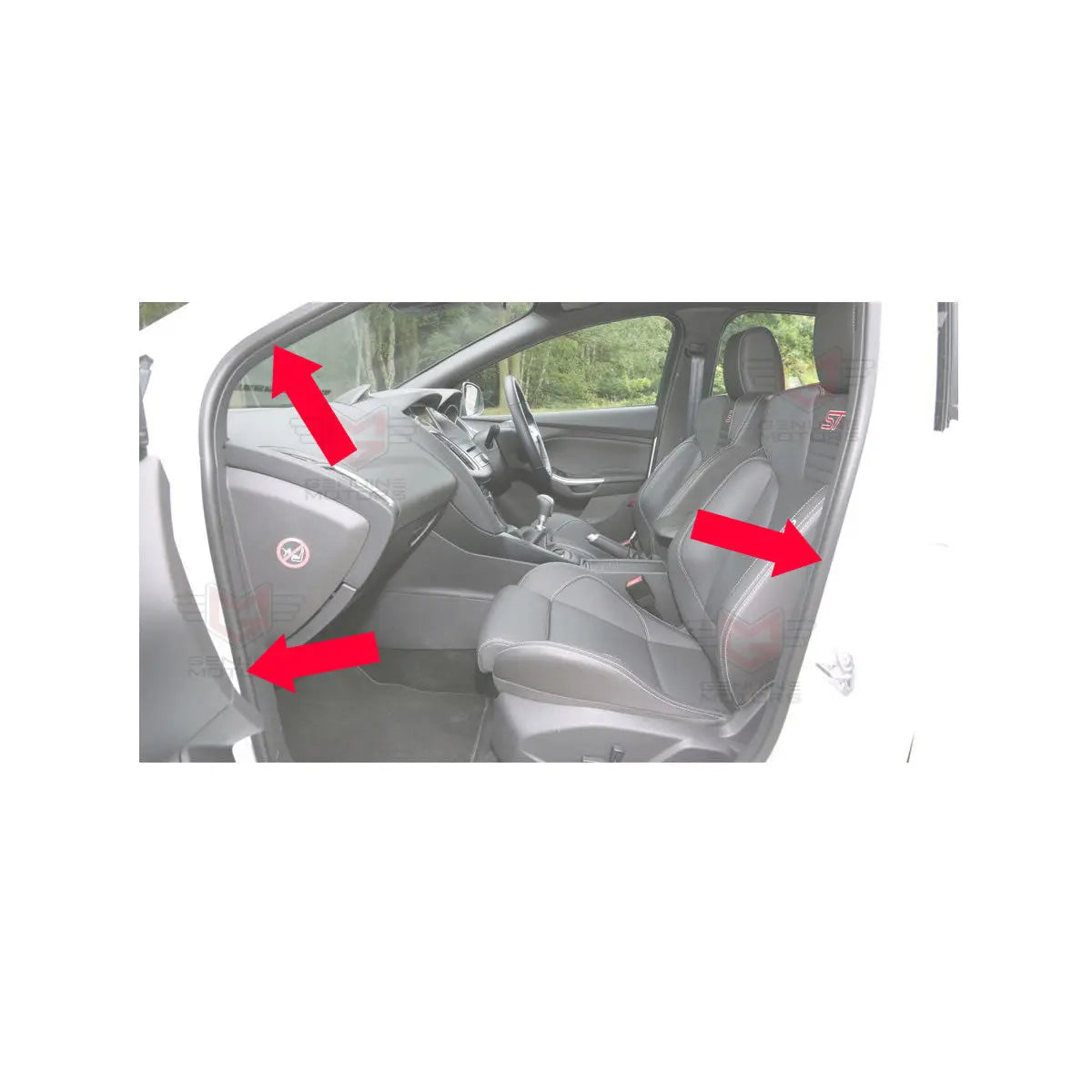Ford Focus Front Door Weatherstrip Seal Fits MK3 2010-2018 1750005 ...