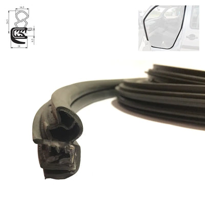 Front Door Inner Weatherstrip Rubber Seal For Fiat Doblo (2001-2010)