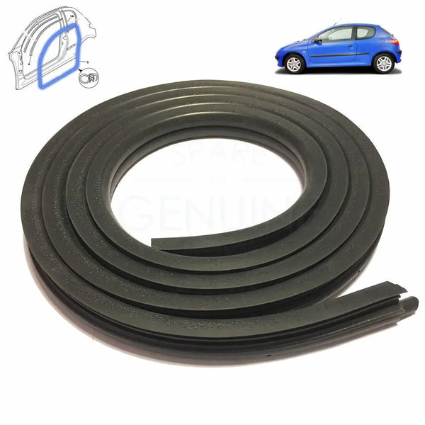 Front Door Weather-strip Rubber Seal For Peugeot 206 GTI (3-Door Models) (1998-2012) 9023ET