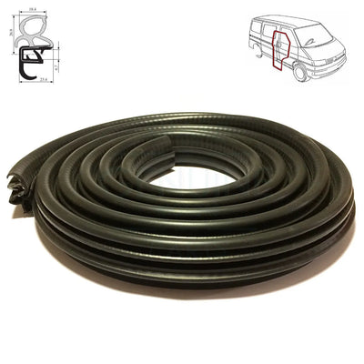 Front Door Weatherstrip Rubber Seal VW Volkswagen Transporter T4 1990-2003 7D0837911