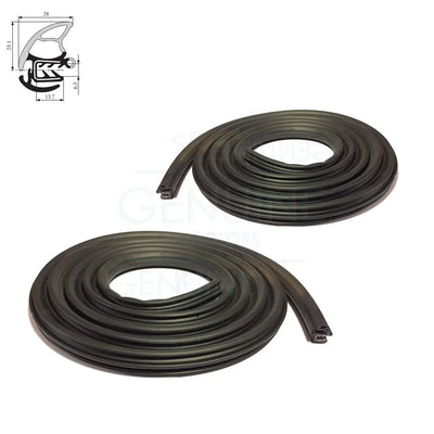 Front Door Weatherstrip Rubber Seals For VW T5 Transporter (MK5) (2003-2015) (2 Pieces) 7E0837911B