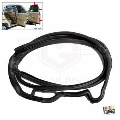 Mercedes W123 1976-1985 Front Right Door Weatherstrip Seal, 1237201678