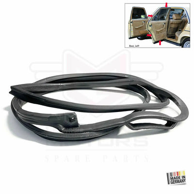 Mercedes W123 1976-1985 Rear Left Door Weatherstrip Seal, 1237300178
