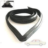 Door Window Channel Run Rubber Seal Set For Mercedes W123 (1979-1984) (4 Pieces) A1237250125