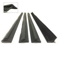 Mercedes W123 Door Window Belt Outer Rubber Seal Set (1979-1991) (4 Pieces)