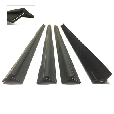 Mercedes W126 Door Window Belt Outer Rubber Seal Set (1979-1991) (4 Pieces)