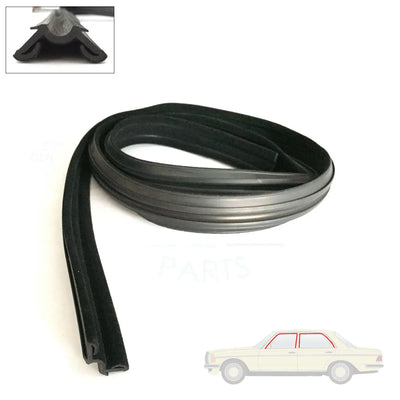 Mercedes W123 Door Window Channel Run Rubber Seal Set (1979-1984) (4 Pieces) A1237250125