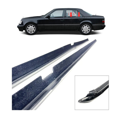 Mercedes W124 E-Class Rear Door Window Belt Outer Seals 1247350265