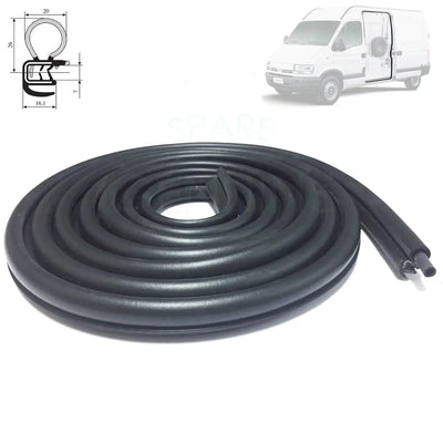 Nissan Interstar Sliding Door Aperture Weather Seal 1997-2010, OEM: 4500274, 9160574, 4415767, 8200234587