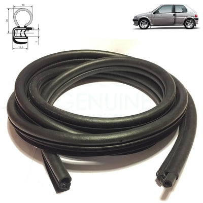 Peugeot 106 GTI Front Door Aperture Weather Stripping Rubber Seal (3-Door) (1991-2003) 9023HP