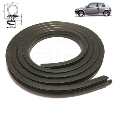 Peugeot 106 GTI Front Door Aperture Weatherstrip Rubber Seal (3-Door) (1991-2003) 9023HP