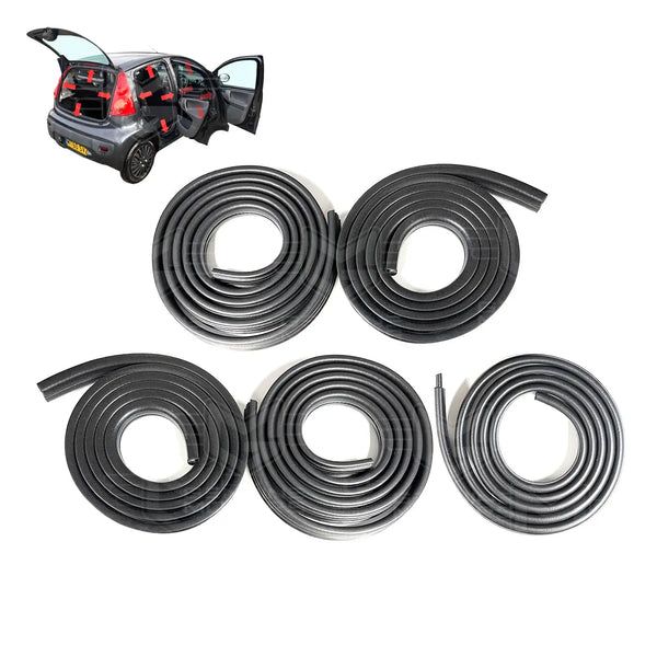 Peugeot 107 Citroen C1 Toyota Aygo Complete Door Boot Weatherstrip Set 5 doors