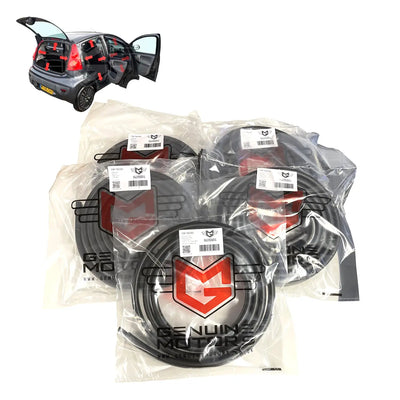 Genuine Motors Peugeot 107 Citroen C1 Toyota Aygo Complete Door Boot Weather Seal Set 