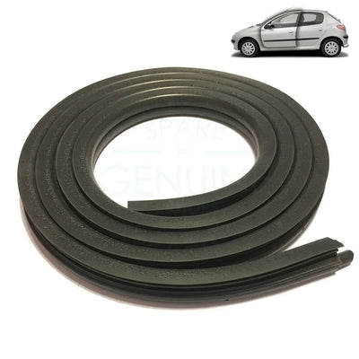Peugeot 206 Front Door Weatherstrip Rubber Seal (5-Door Models) (1998-2012) 9023EV