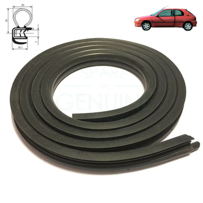 Peugeot 306 GTI Front Door Weatherstrip Rubber Seal (3-Door Models) (1993-2002) 9023X5