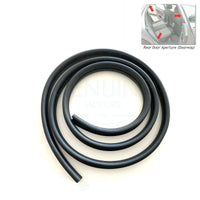 Peugeot 407 Rear Door Aperture Weatherstrip Rubber Seal (2003-2010) 9023ZC